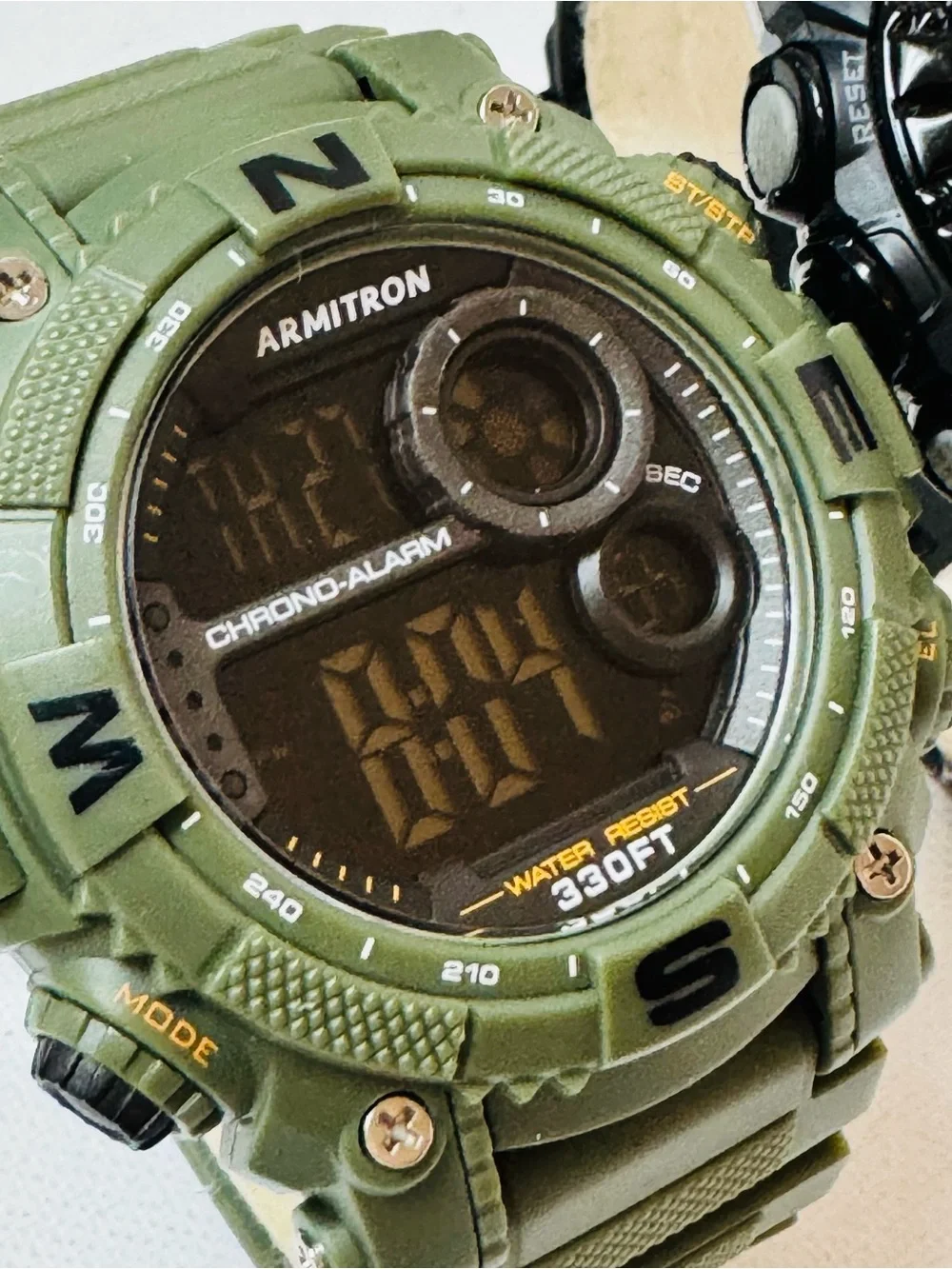 Armitron Bundle Digital Lot Men's Watches Green Black 40/8284 40/8209